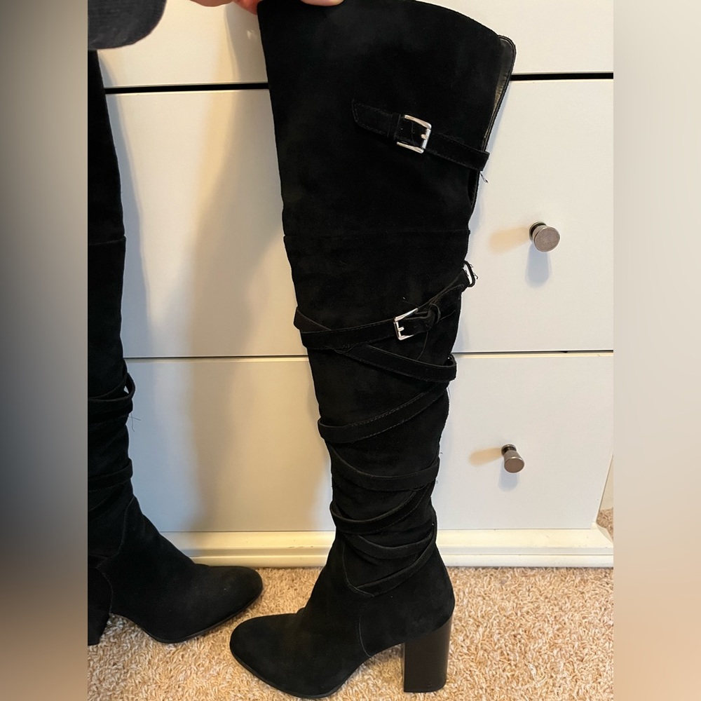 Sam Edelman Black Over the Knee Boots